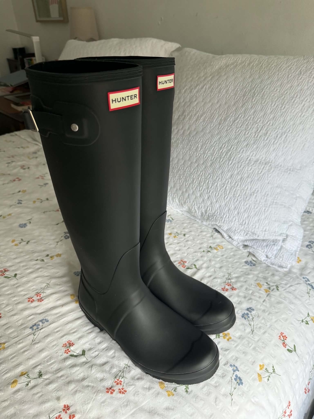 Hunter Original Tall Rain Boots - Black - Picture 2 of 8